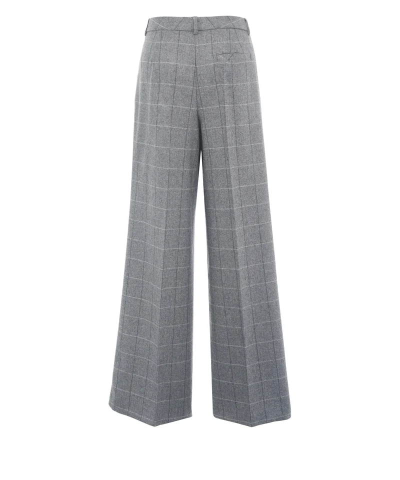 Pantaloni con motivo a quadri