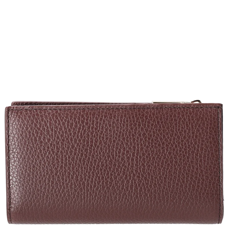 Coccinelle Metallic Soft - Cartera 12cc 16 cm (berry)