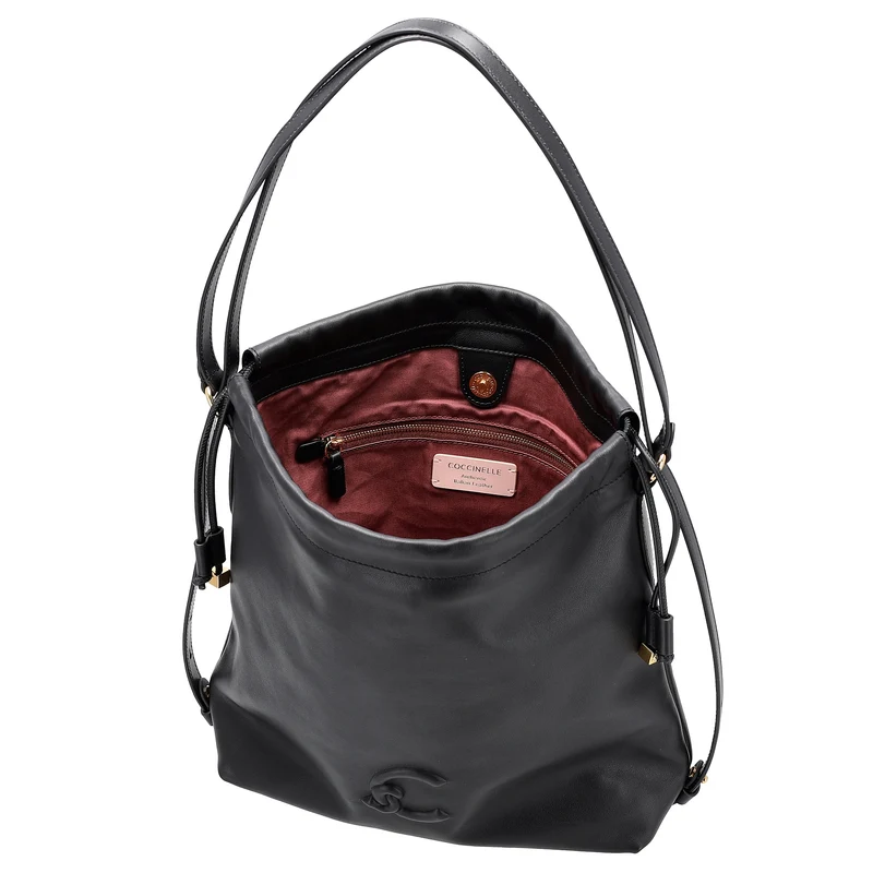 Coccinelle Lidia - Bolso de hombro 31 cm (noir)