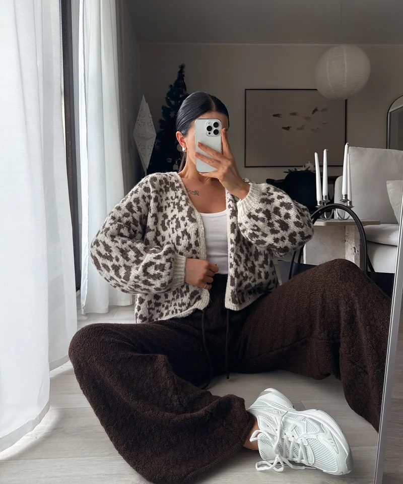 Cardigan Lira Braun Leo