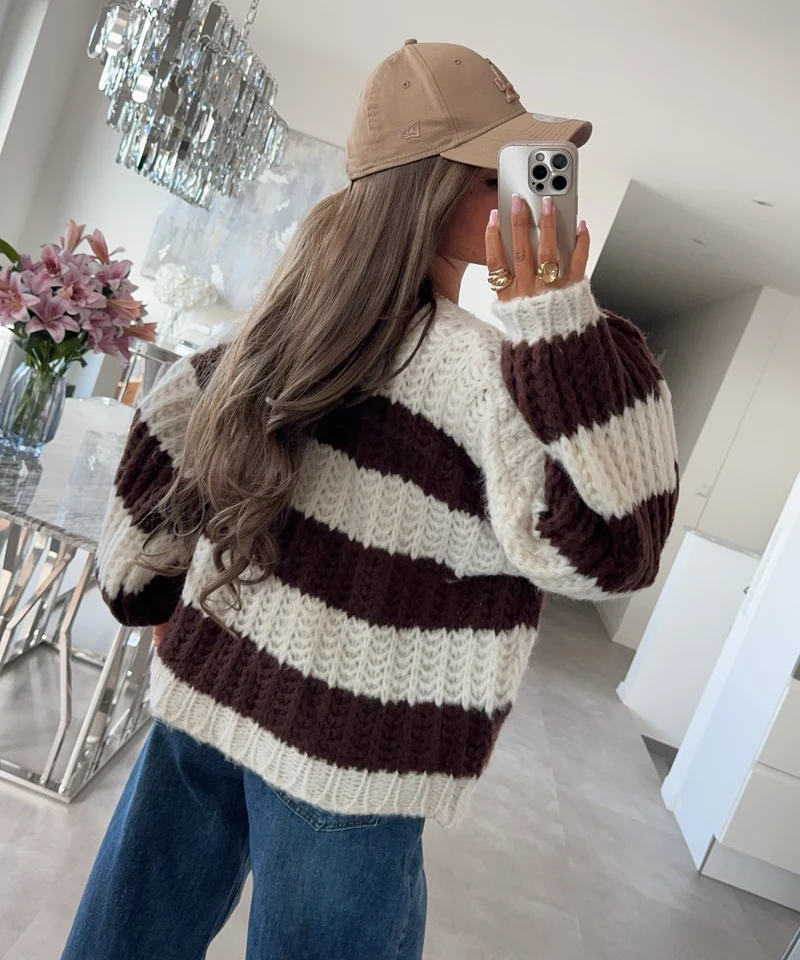 Soft Cardigan Althea Beige Braun