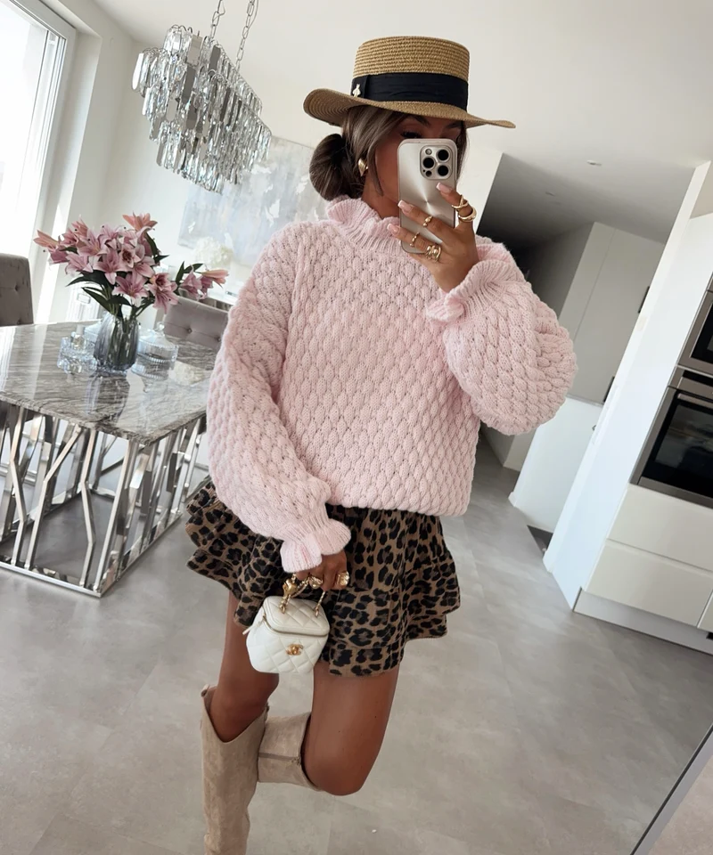 Bubble Pullover Cosima Rosa
