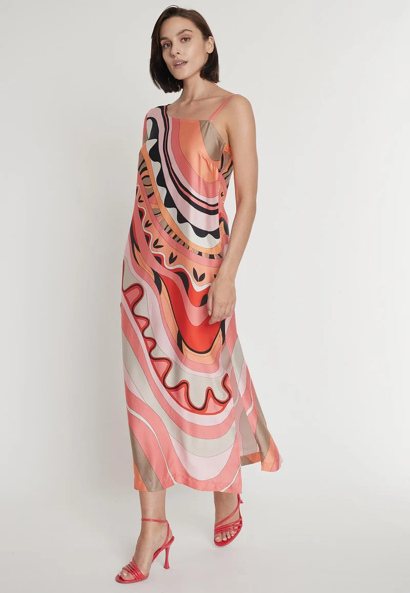 One-Shoulder Kleid Paosa