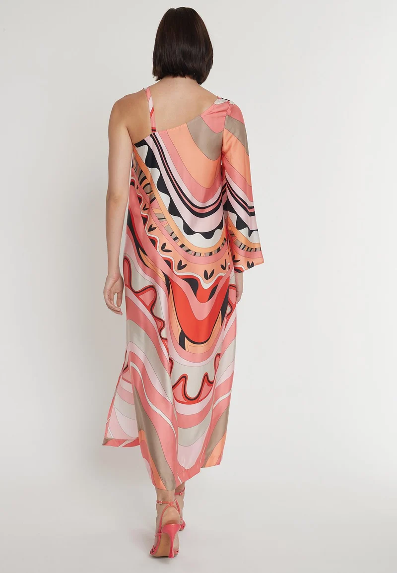 One-Shoulder Kleid Paosa