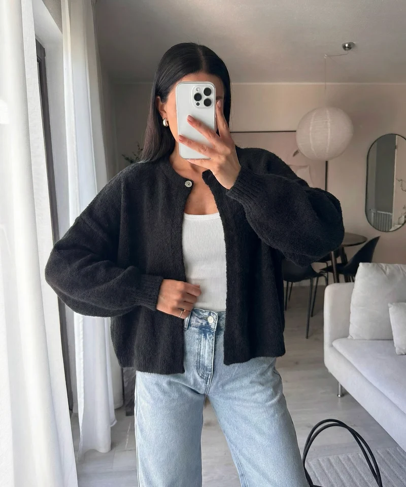 Cardigan Angela Schwarz