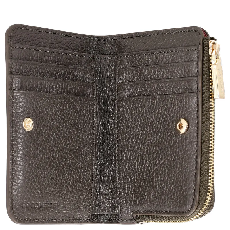 Coccinelle Metallic Soft - Cartera 6cc 13 cm (fango)