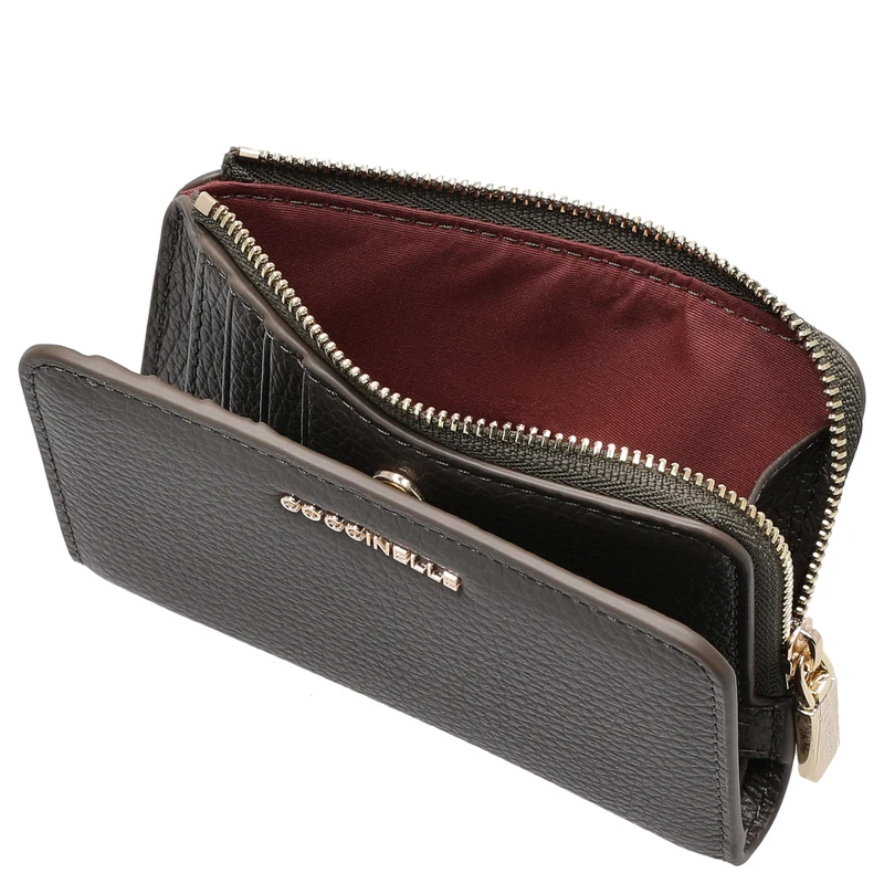 Coccinelle Metallic Soft - Cartera 6cc 13 cm (fango)