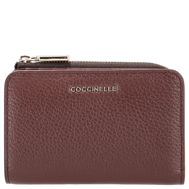 Coccinelle Metallic Soft - Cartera 6cc 13 cm (berry)