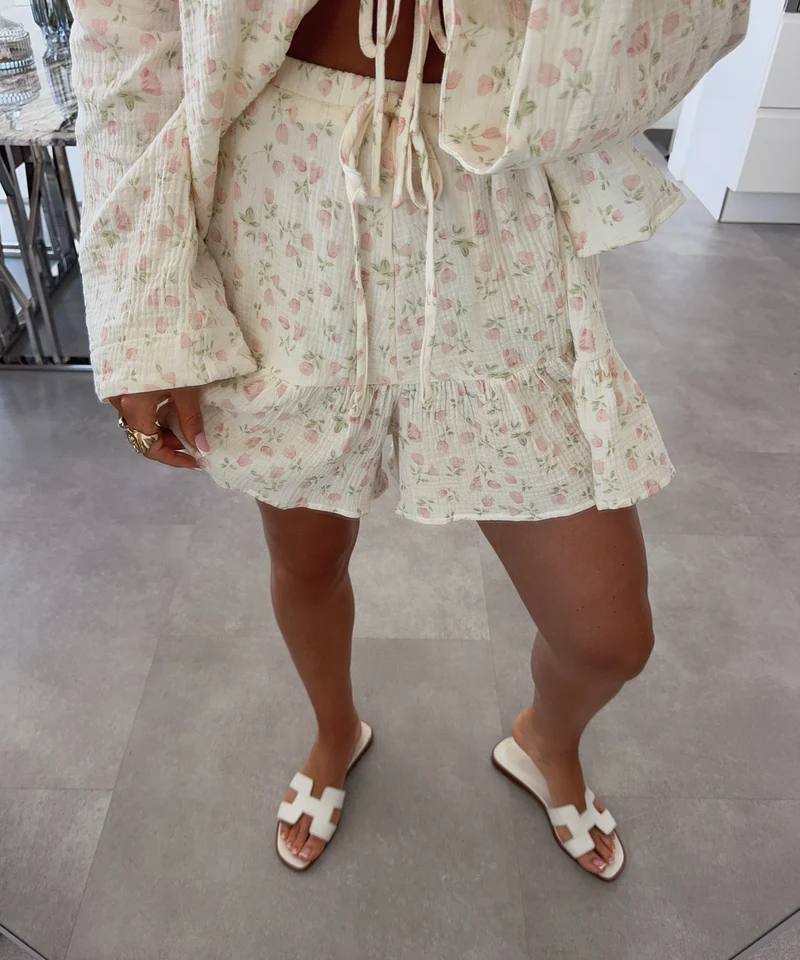 Musselin Hosenrock Novelle Creme
