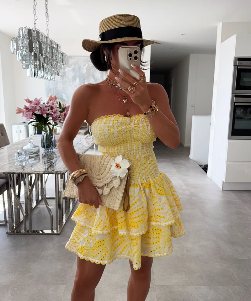 Kleid Maryka Gelb