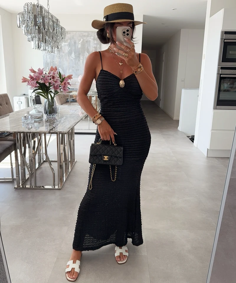 Kleid Miti Schwarz