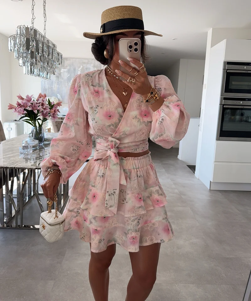 Wickelbluse Fina Rosa
