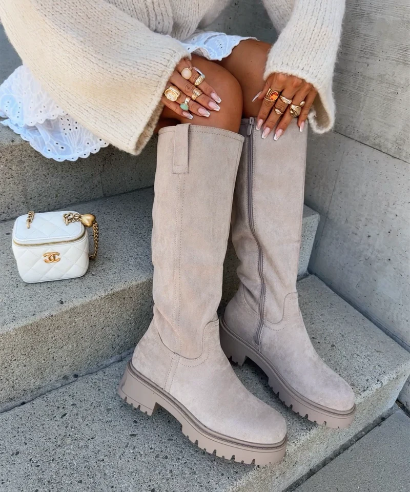 Stiefel Chira Beige