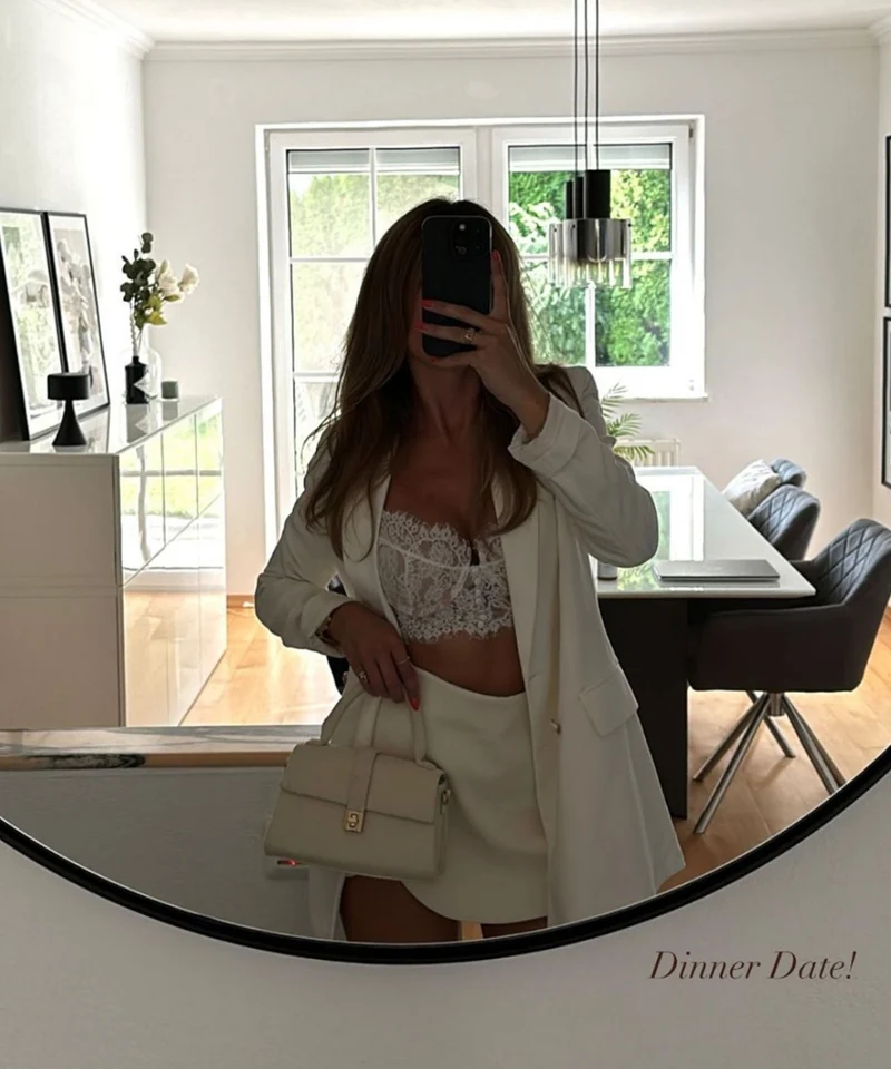 Bralette Audra Weiß