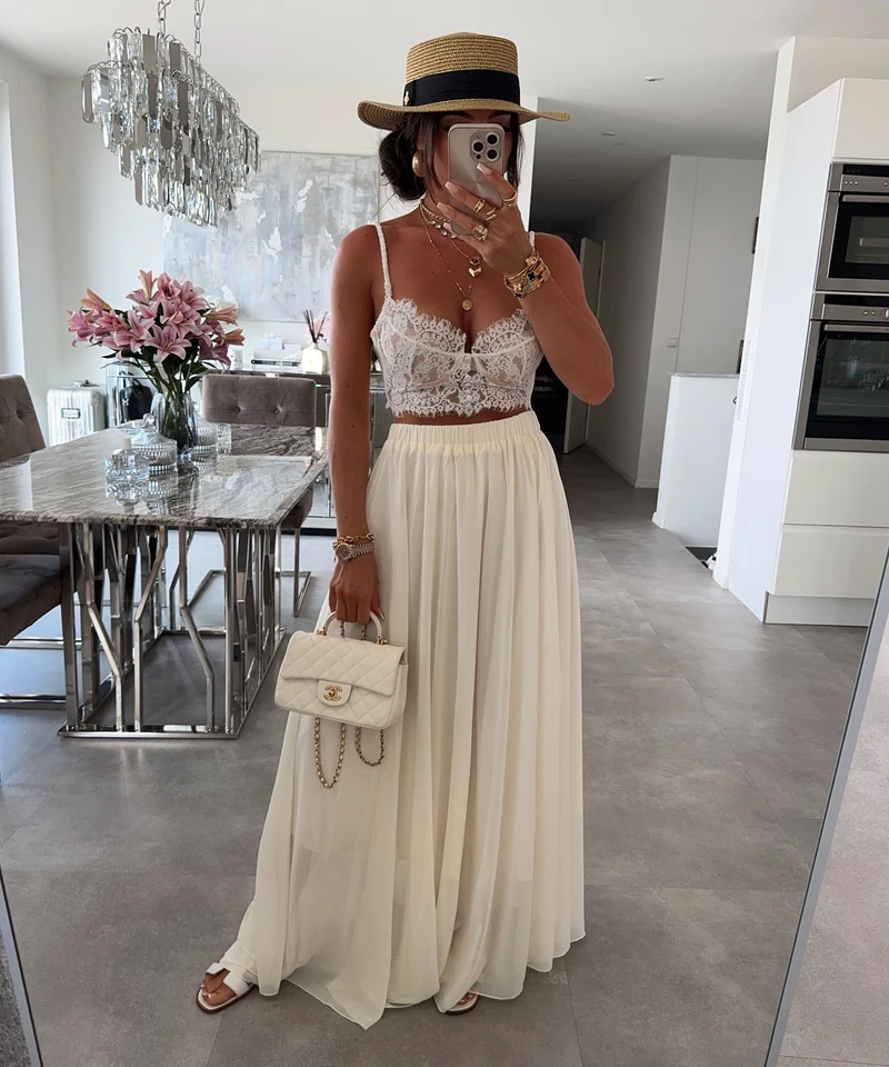 Bralette Audra Weiß