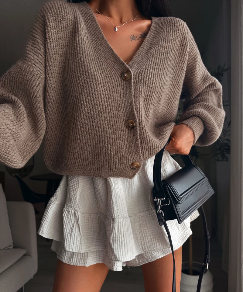 Musselin Hosenrock Alexis Beige