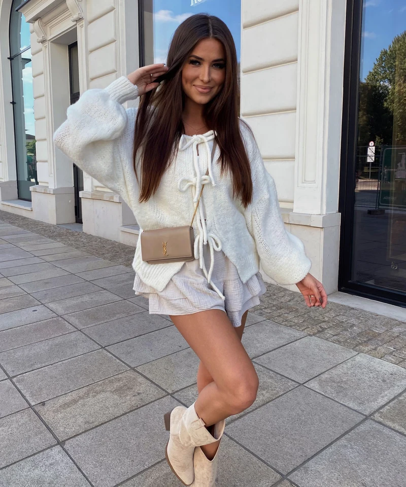 Musselin Hosenrock Alexis Beige