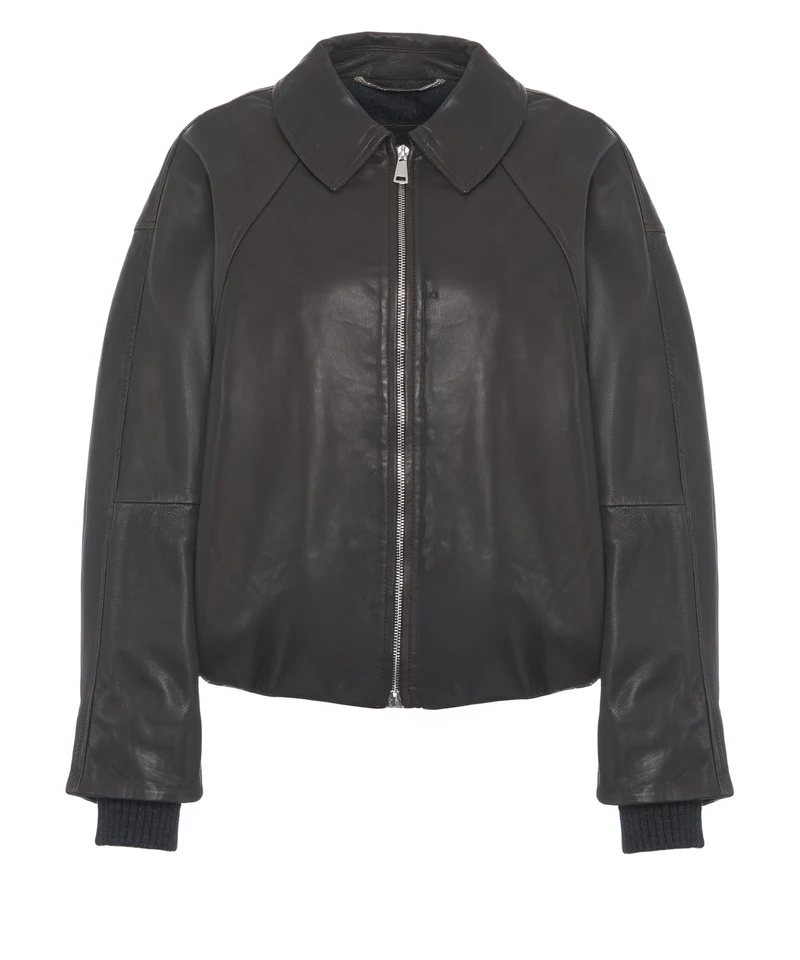 Giacca in pelle 'Fiamma'