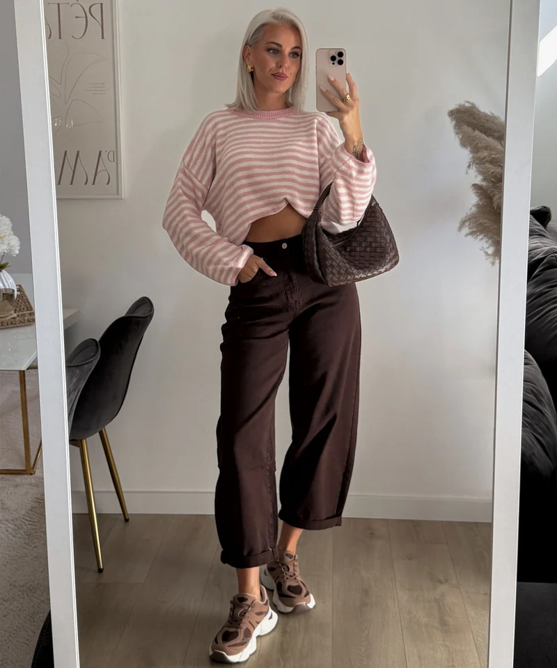Stretch Balloon Jeans Aviana Braun
