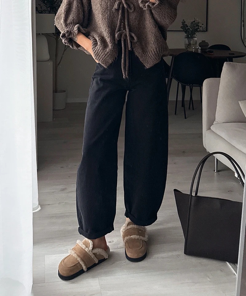 Stretch Balloon Jeans Aleno Schwarz