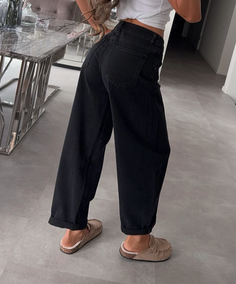 Stretch Balloon Jeans Aleno Schwarz