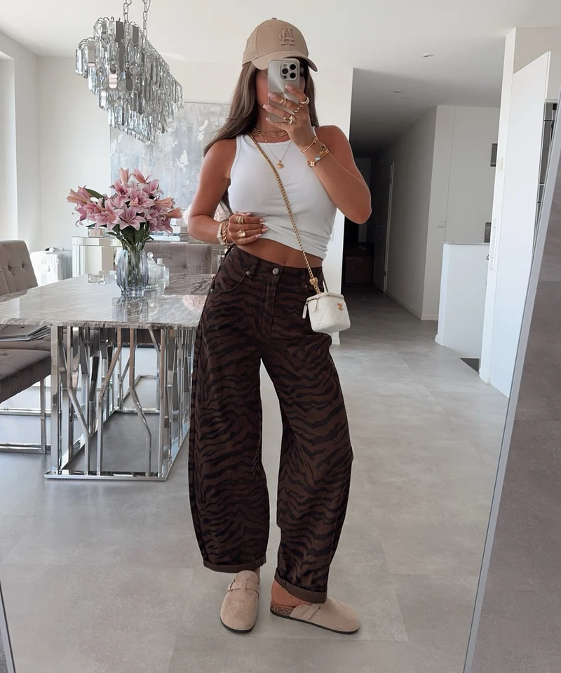 Stretch Balloon Jeans Tova Zebra