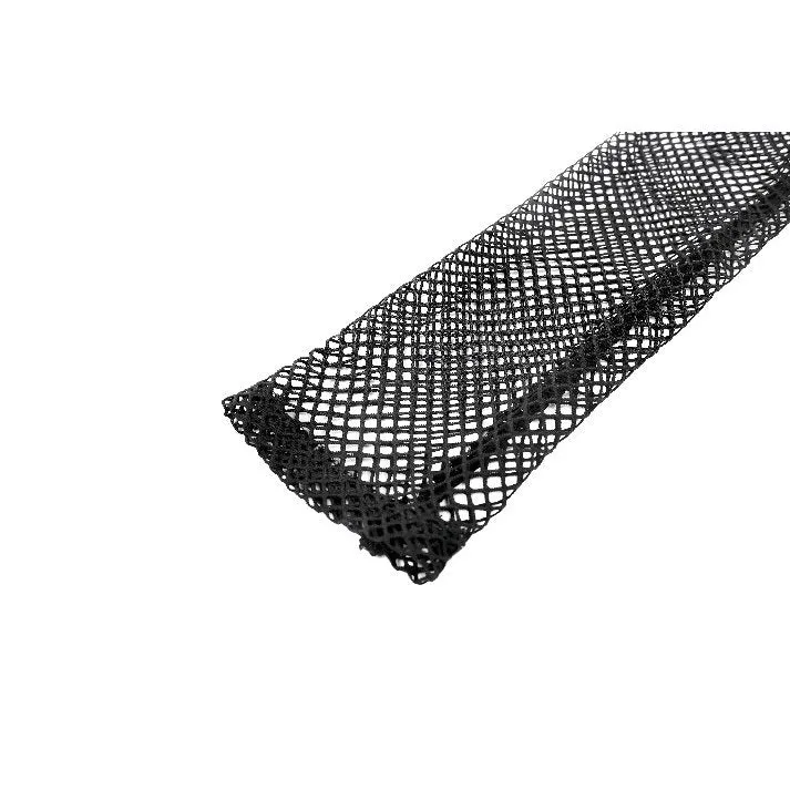 Punk-Netztop für Damen mit Ösen, Reißverschluss und schulterfreiem Schnitt