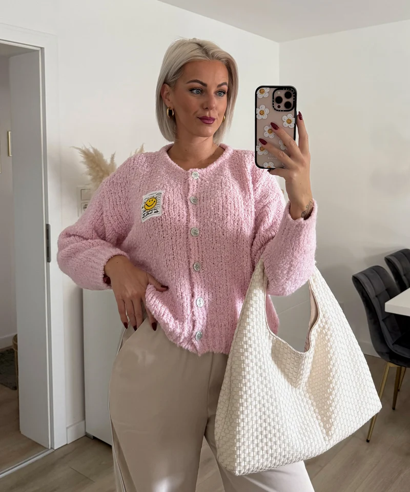Boucle Cardigan Lalya Rosa