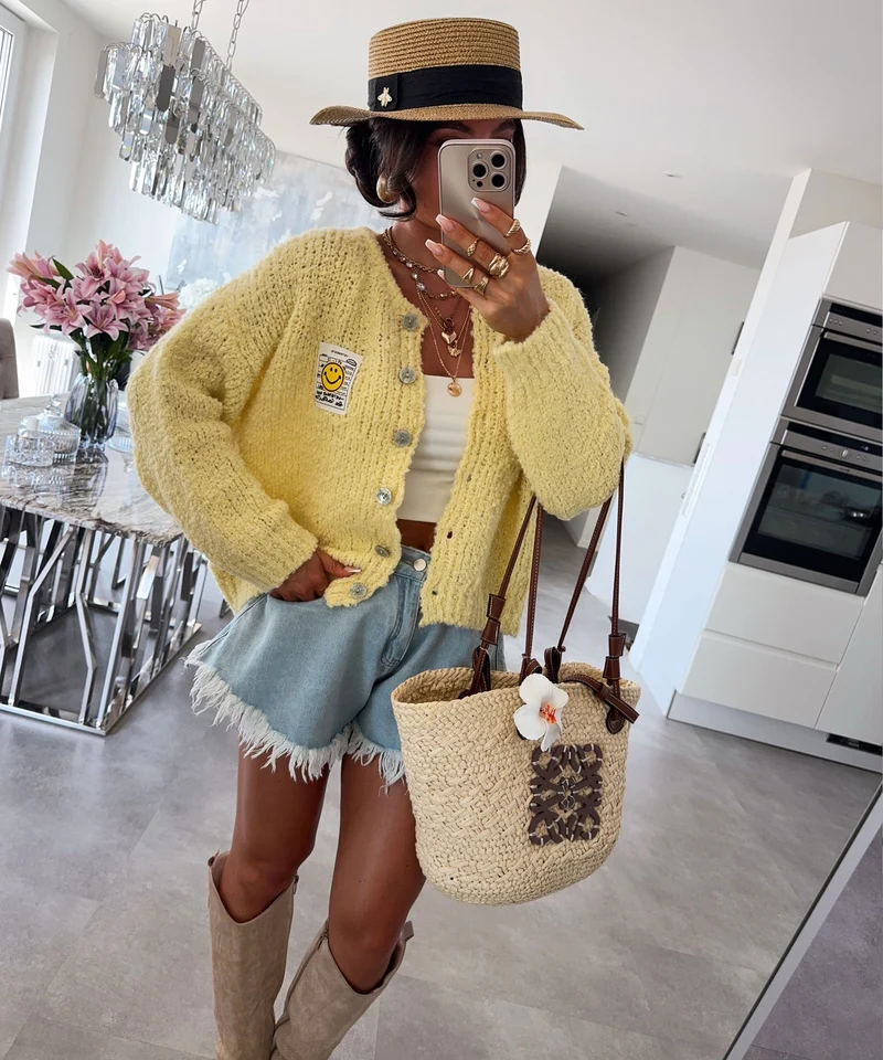 Boucle Cardigan Lalya Gelb