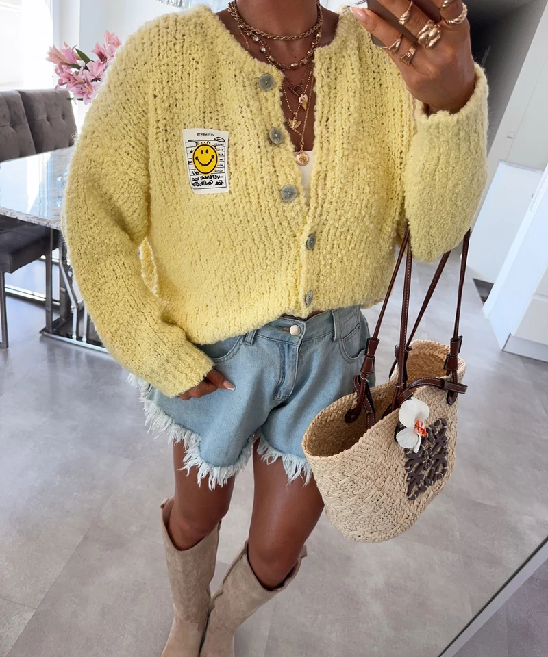 Boucle Cardigan Lalya Gelb
