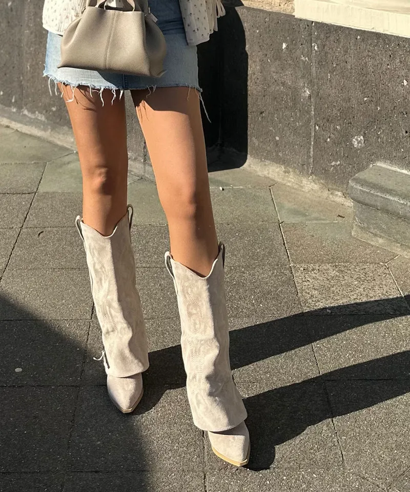 Cowboy Stiefel Lavinia Beige