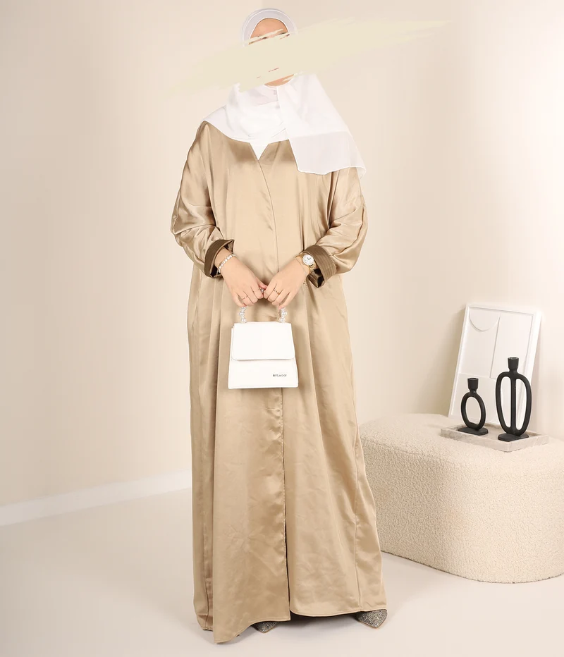 Offene Abaya Dhahiriya – Platinperle