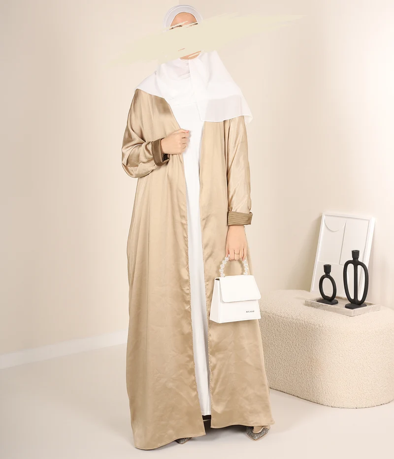 Offene Abaya Dhahiriya – Platinperle