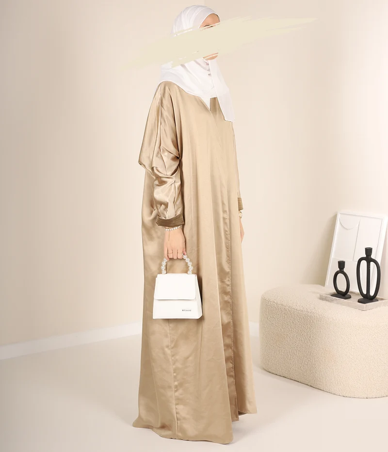 Offene Abaya Dhahiriya – Platinperle