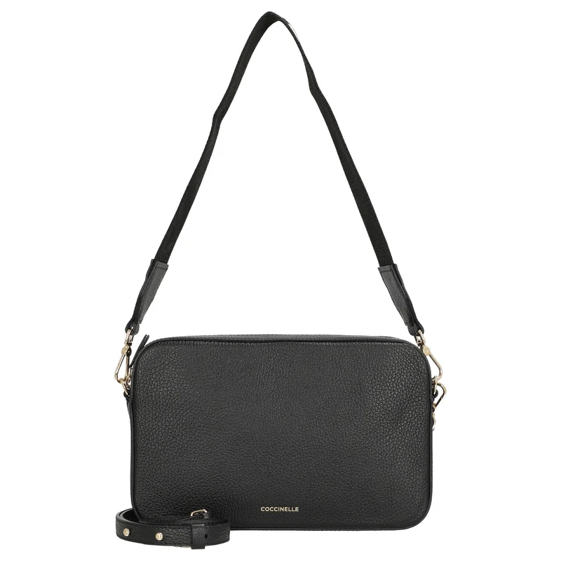 Coccinelle Tebe - Bolso bandolera 24 cm (noir)