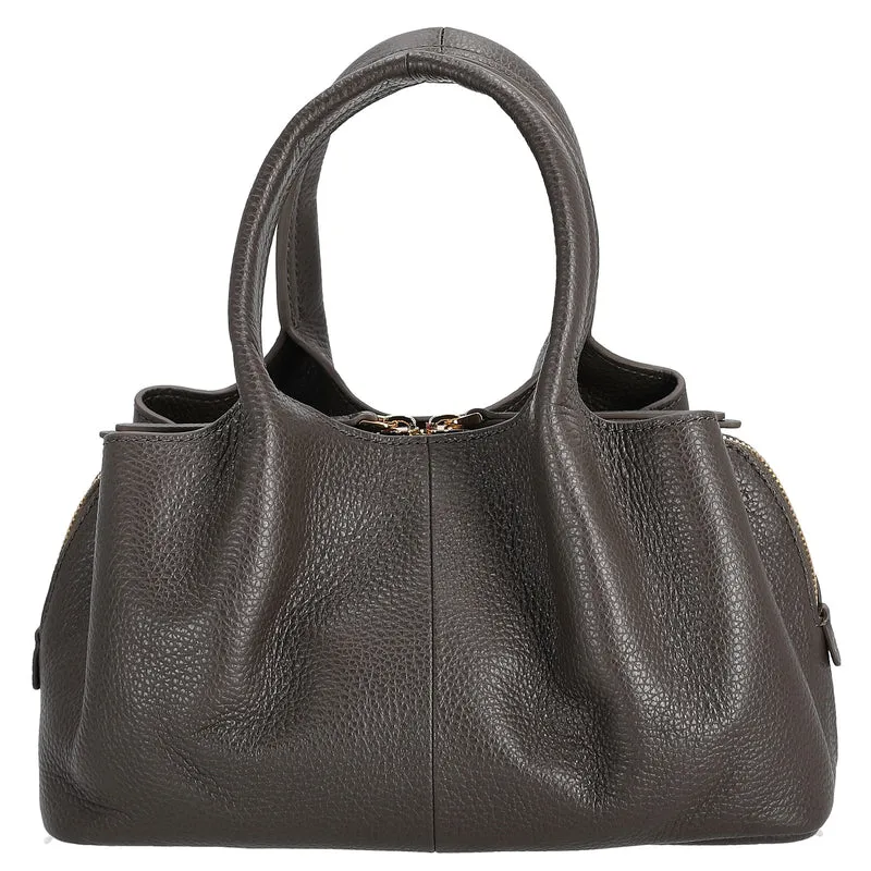 Coccinelle Nell - Bolso de mano 26 cm (fango)