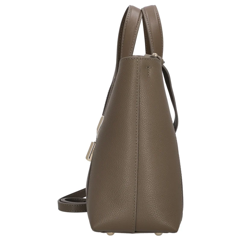 Furla Goccia Tote - Bolso de mano S 28 cm (muddy gray)