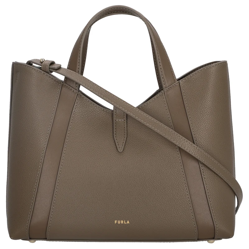 Furla Goccia Tote - Bolso de mano S 28 cm (muddy gray)