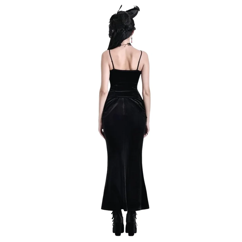 Gothic-Crop-Top für Damen mit Spinnenmuster, Schnürung und Kontrastfarben