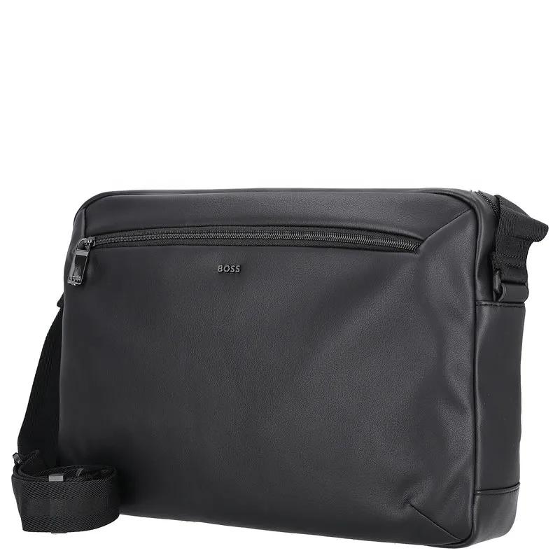 BOSS Men Jace Zip Messenger - Bolso bandolera 38 cm (black)