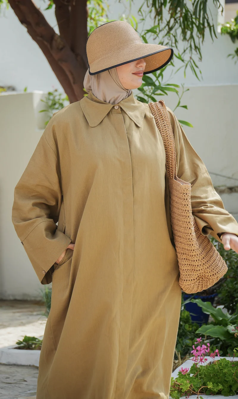 Elisa Leinenblusenkleid DESERT