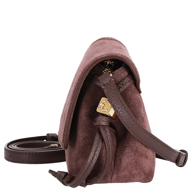 Coccinelle Thess Bimaterial - Bolso bandolera 21 cm (berry)