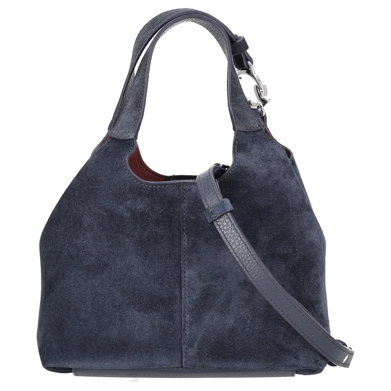 Coccinelle C-Easy Suede - Bolso de mano S 20 cm (midnight blue)