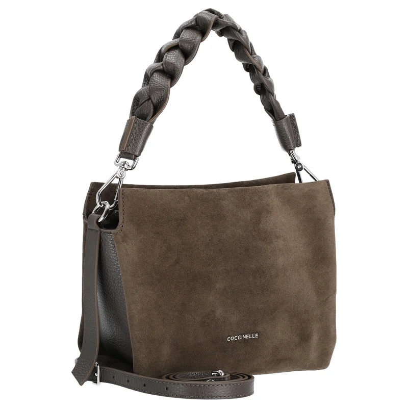 Coccinelle Boheme Suede - Bolso bandolera 23 cm (fango/fango)
