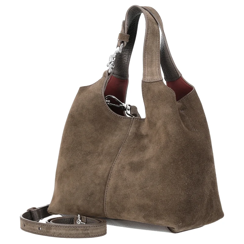 Coccinelle C-Easy Suede - Bolso de mano S 20 cm (fango/fango)
