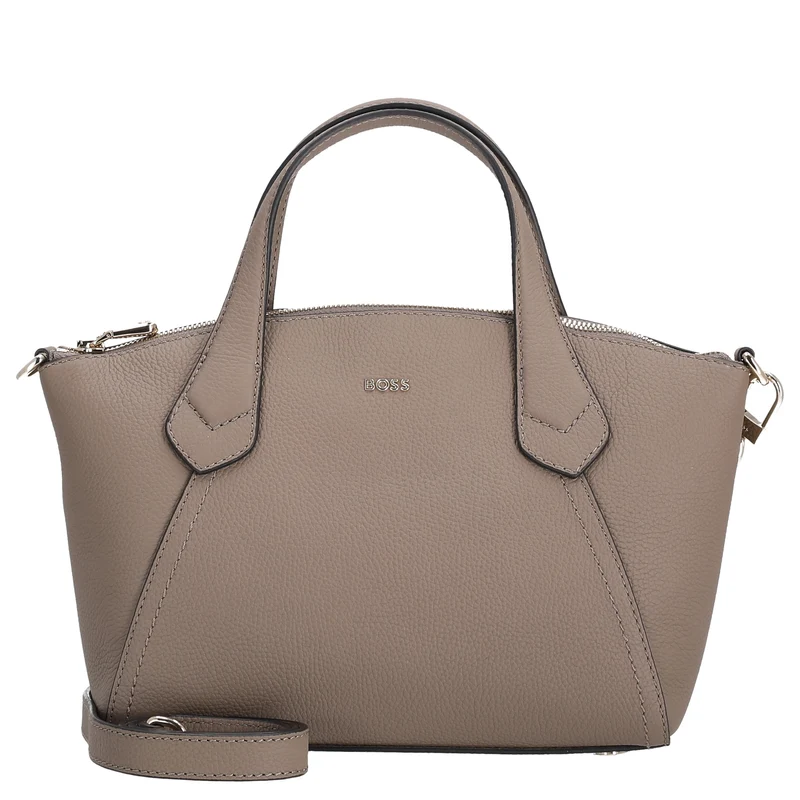 BOSS Lenah Zip Tote - Bolso de mano S 24 cm (brown overflow)