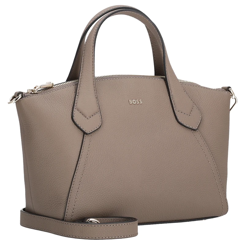 BOSS Lenah Zip Tote - Bolso de mano S 24 cm (brown overflow)