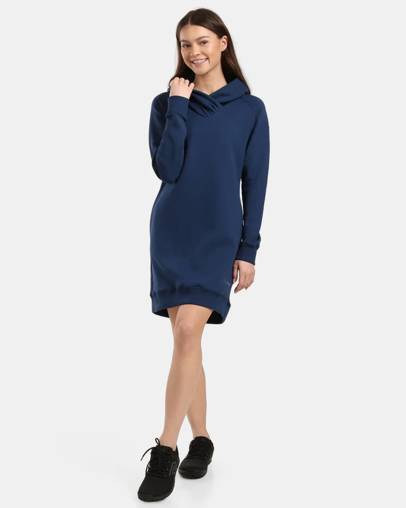 Langes Damen-Sweatshirt mit Kapuze Kilpi HEYDEN-W