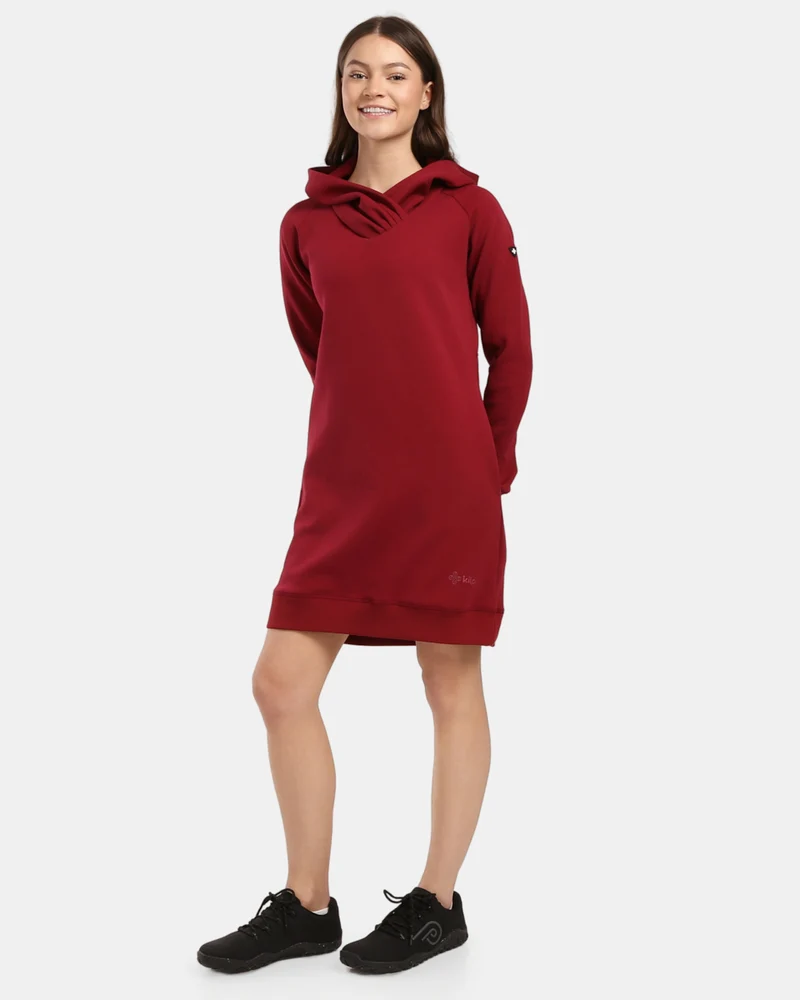 Langes Damen-Sweatshirt mit Kapuze Kilpi HEYDEN-W