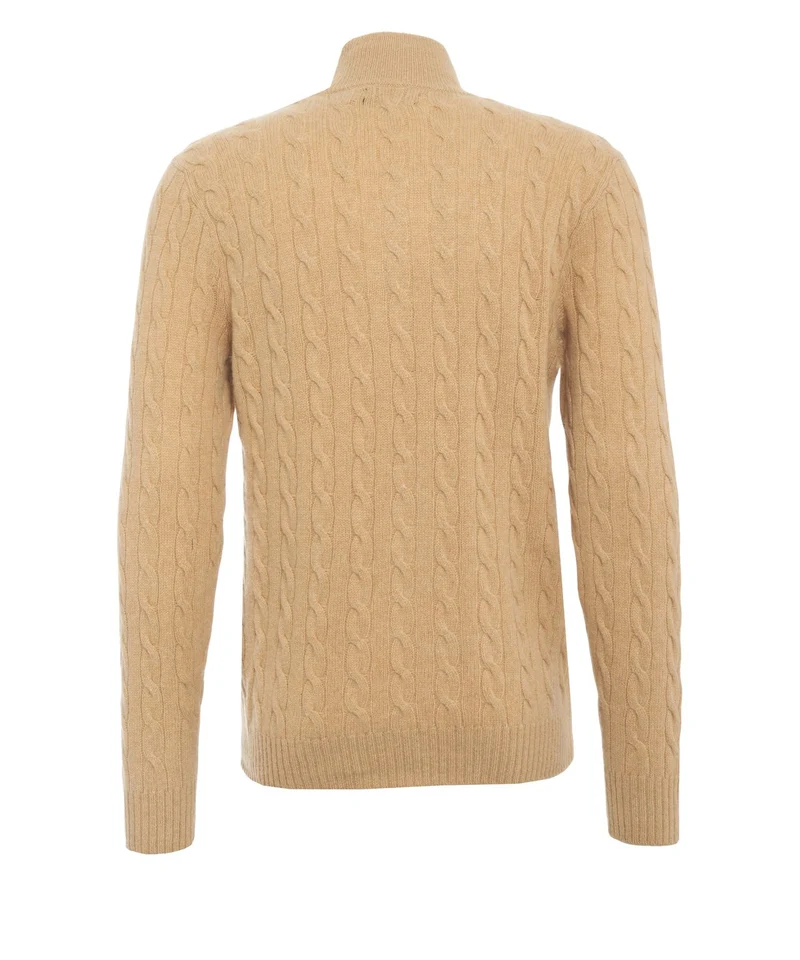 Maglione con logo ricamato